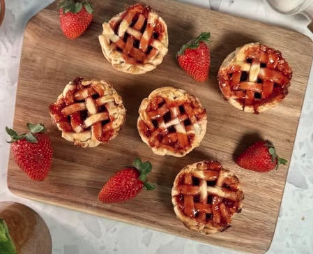 Mini pie de Fresa